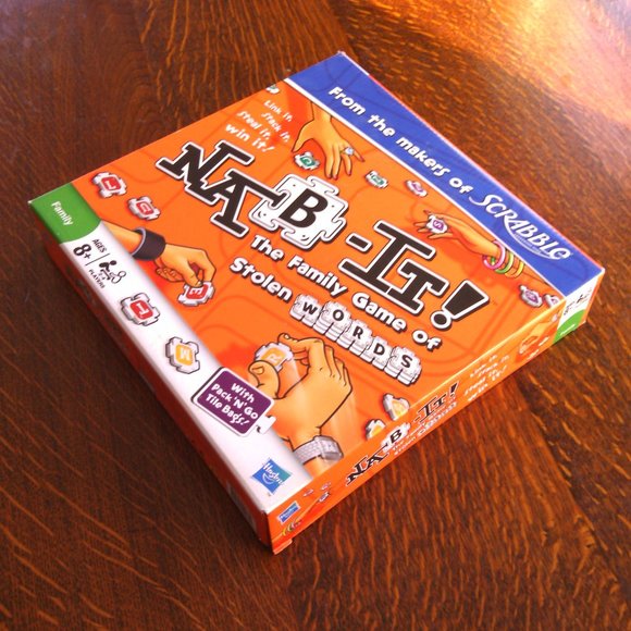 Hasbro's Nab-It! word game letter tiles Building Words Family Crossword Games - Picture 10 of 16